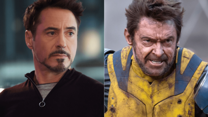 Robert Downey Jr. and Hugh Jackman