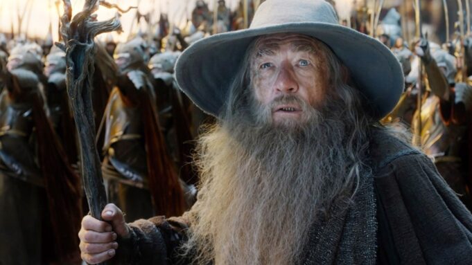 Ian McKellen as Gandalf in The