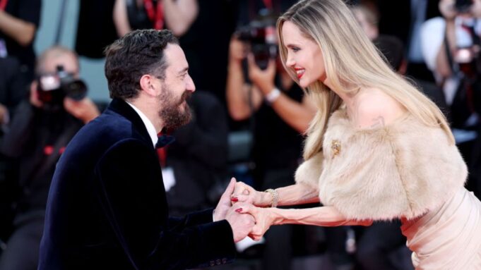 Pablo Larraín and Angelina Jolie