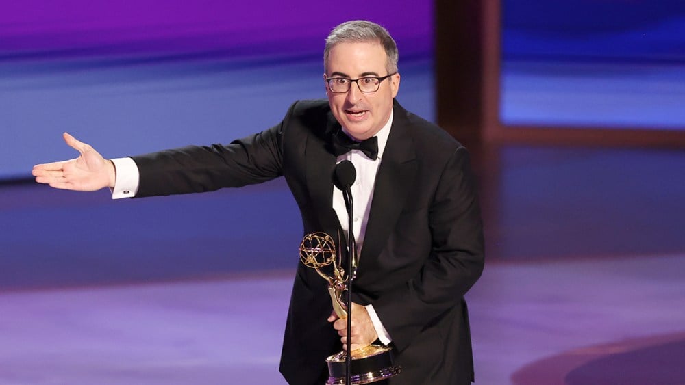 John Oliver Gets Played Off During Emmys Speech While Honoring His