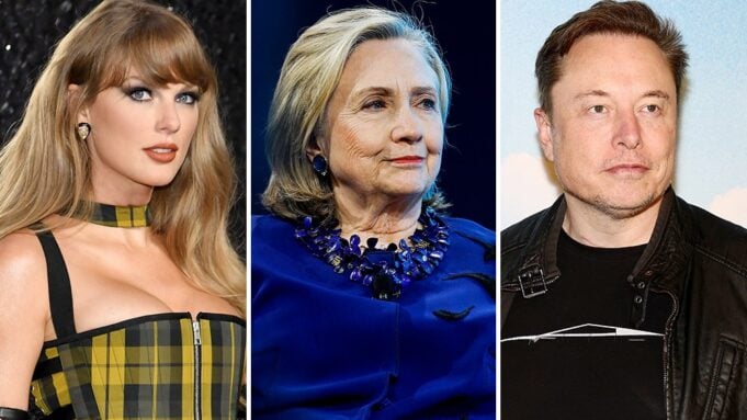 Taylor Swift, Hillary Clinton and Elon