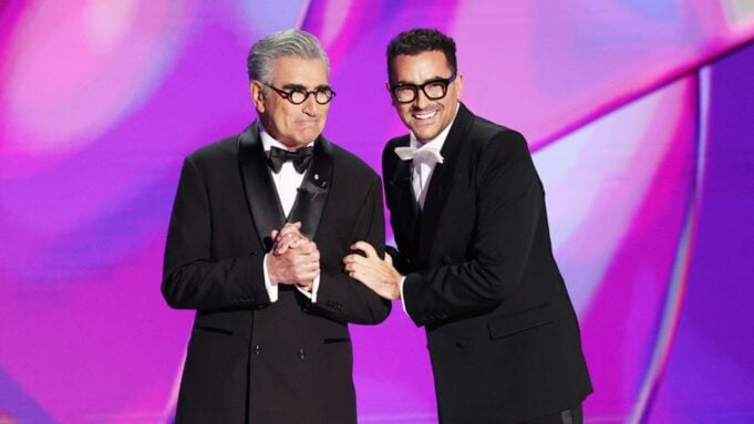 Eugene and Dan Levy host the