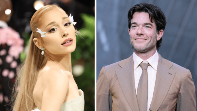 Ariana Grande and John Mulaney