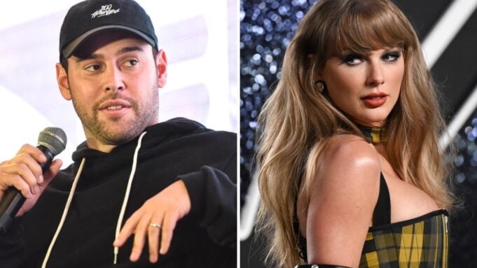 Scooter Braun and Taylor Swift