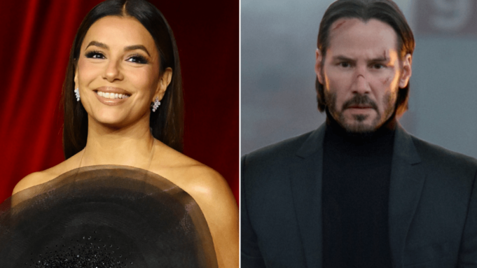 Eva Longoria and John Wick