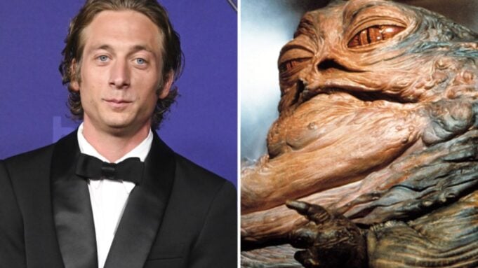 Jeremy Allen White and Jabba the