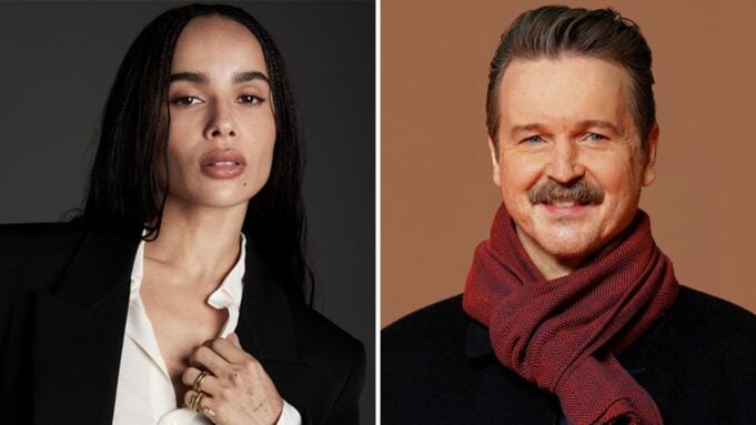 Zoë Kravitz and Matt Reeves