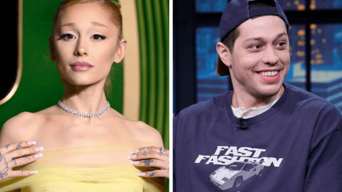 Ariana Grande and Pete Davidson