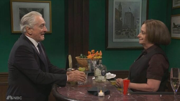 Robert De Niro and Rachel Dratch