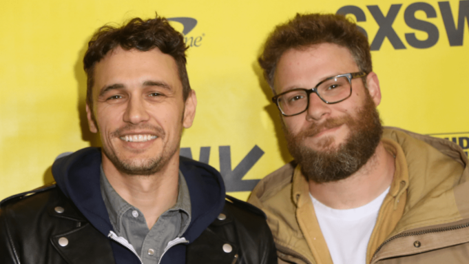 James Franco and Seth Rogen