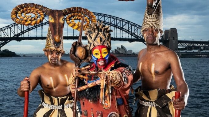 The Lion King cast in Sydney