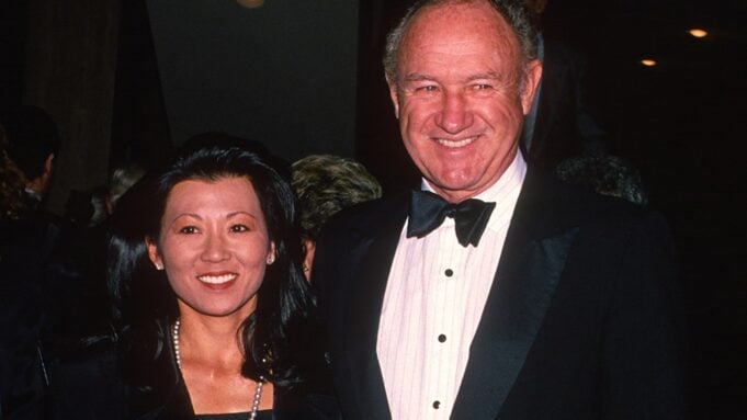 Betsy Arakawa and Gene Hackman