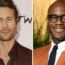 Glen Powell and Barry Jenkins