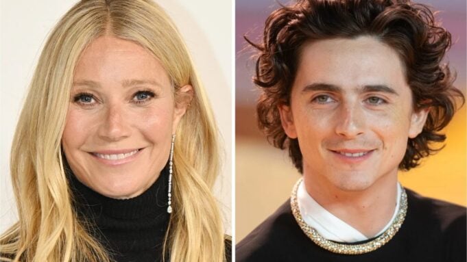 Gwyneth Paltrow and Timothée Chalamet