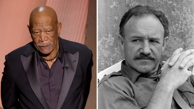 Morgan Freeman and Gene Hackman