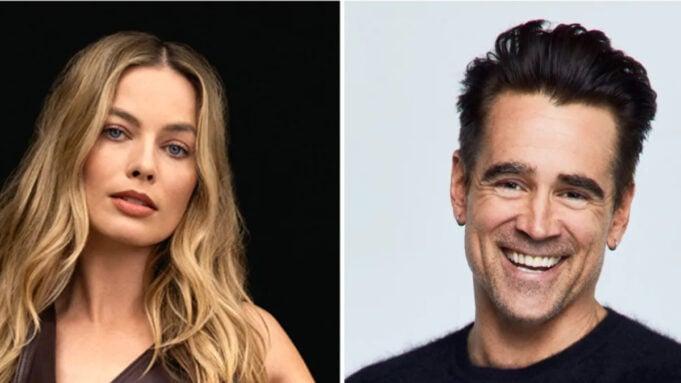 Margot Robbie and Colin Farrell