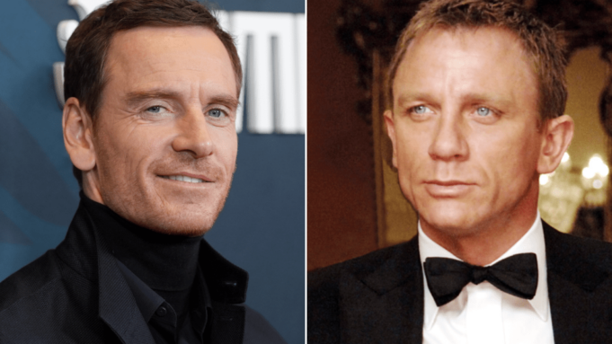 Michel Fassbender and Daniel Craig