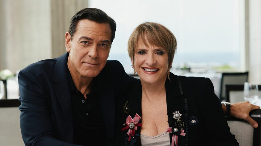 George Clooney and Patti LuPone