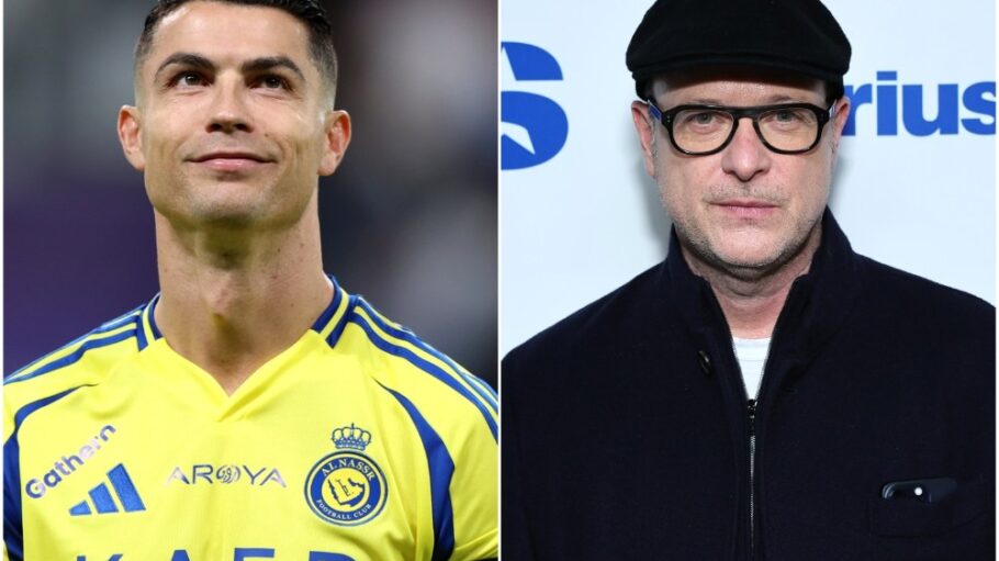Cristiano Ronaldo and Matthew Vaughn