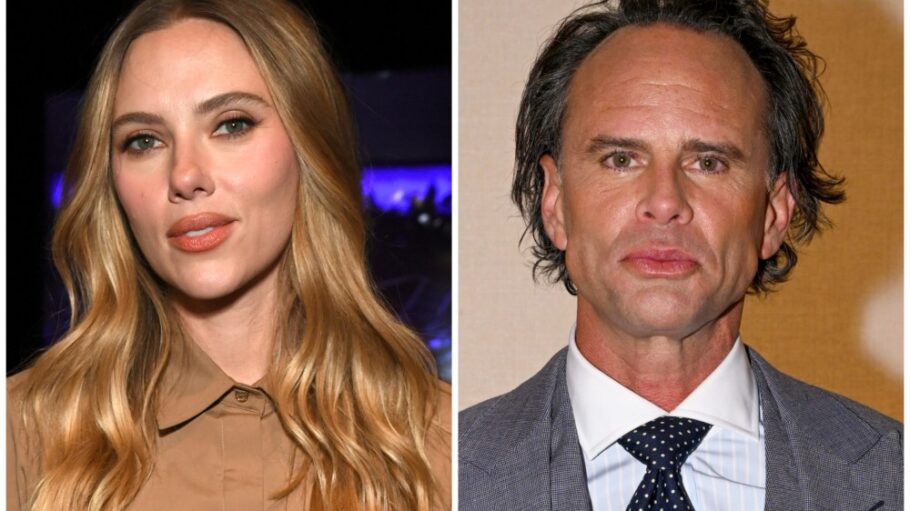 Scarlett Johansson and Walton Goggins