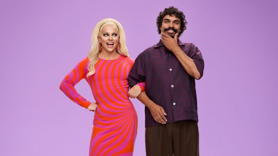 Courtney Act and Tony Armstrong