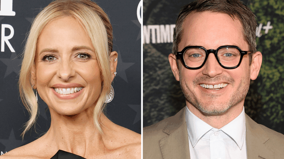 Sarah Michelle Gellar and Elijah Wood