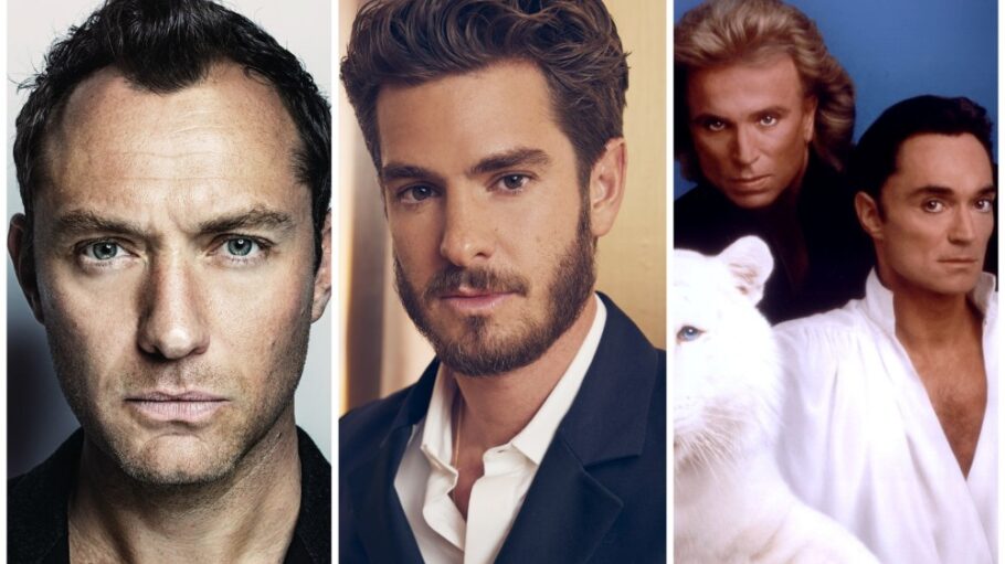 Jude Law, Andrew Garfield and Siegfried