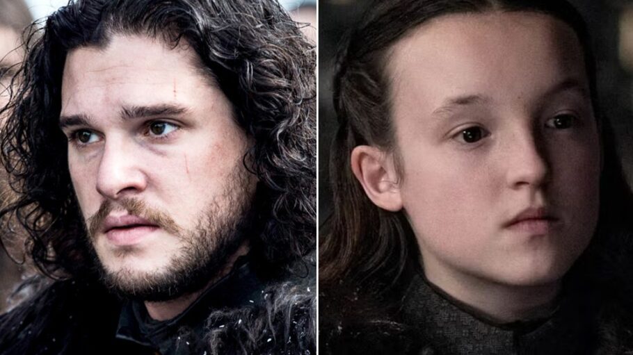 Kit Harington and Bella Ramsey