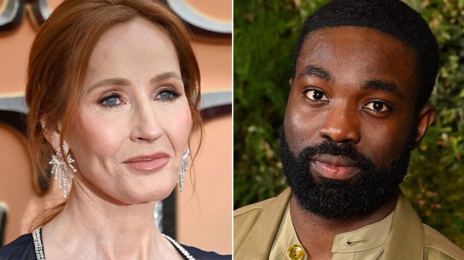 J.K. Rowling and Paapa Essiedu
