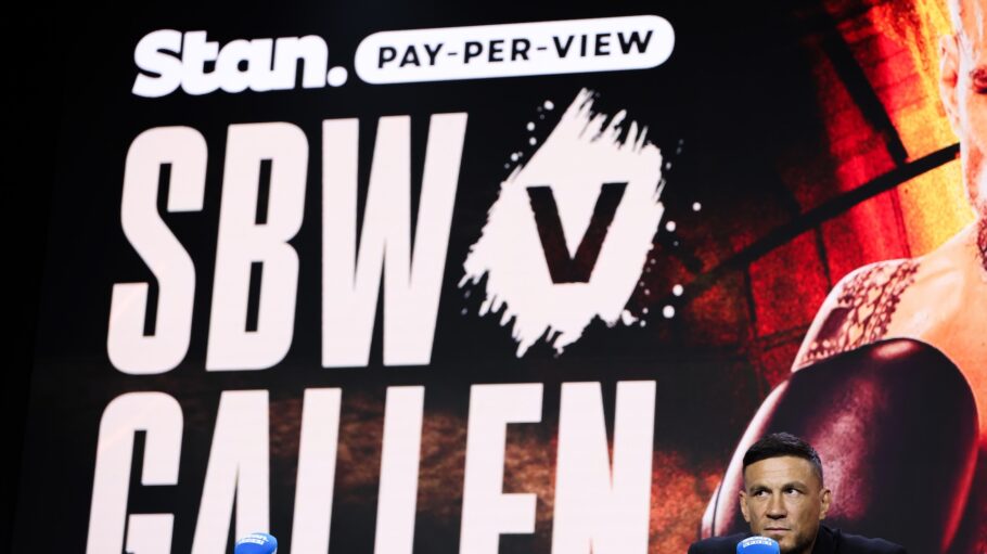 Sonny Bill Williams at fight press