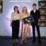 Kylie Minogue being inducted into the