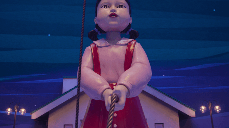 The robotic doll from Squid Game