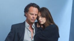 Walton Goggins and Aimee Lou Wood