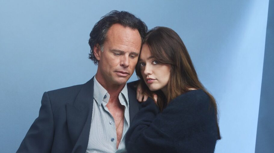 Walton Goggins and Aimee Lou Wood