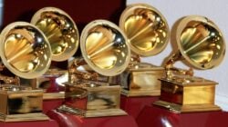 Grammy Awards trophies