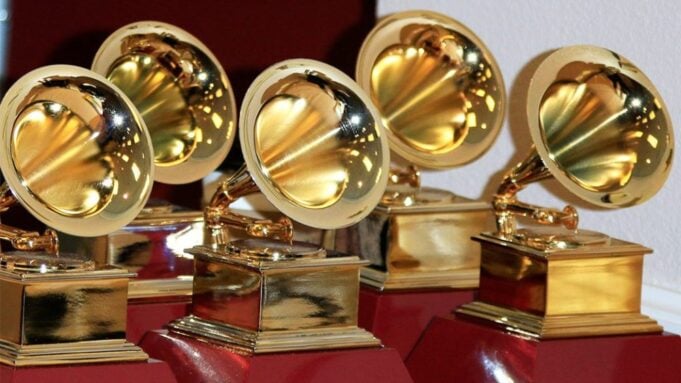 Grammy Awards trophies