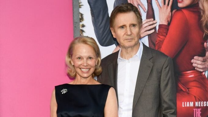 Pamela Anderson and Liam Neeson