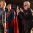 David Corenswet and James Gunn on