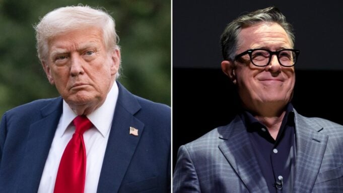 Trump Colbert
