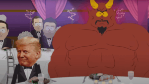 Donald Trump Gropes Satan's Leg in New 'South Park' Footage