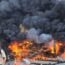 Tomorrowland main stage burning