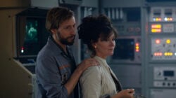 Essie Davis and David Rysdahl in