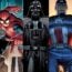 Collage of comic book characters