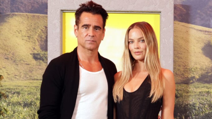 Margot Robbie and Colin Farrell on