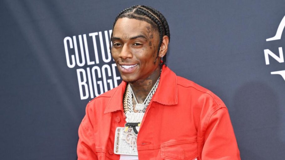 Soulja Boy poses at an event