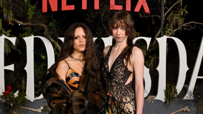 Jenna Ortega and Emma Myers in