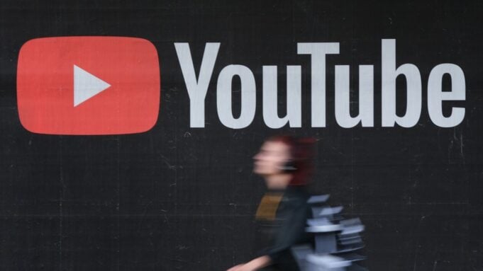 YouTube sign