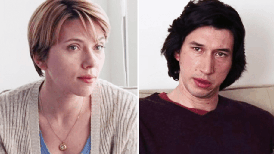 Scarlett Johansson and Adam Driver in