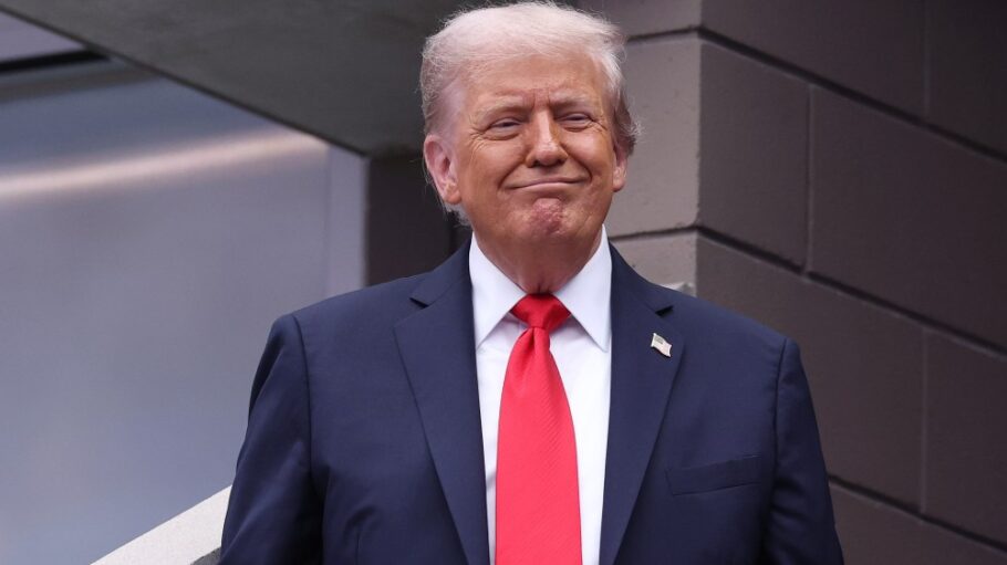 Donald Trump at the US Open