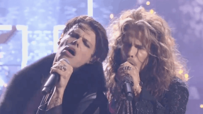 Yungblud and Steven Tyler at VMAs